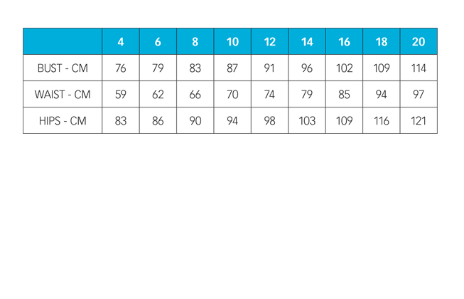 Womens Body Measurements Primark womens-body-measurements-primark